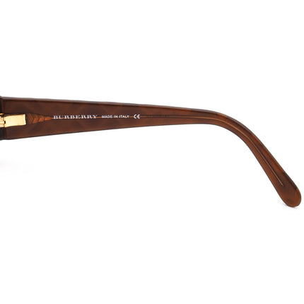 Burberry Women's Eyeglasses B 2007 3011 Brown Rectangular Frame Italy 53[]16 135