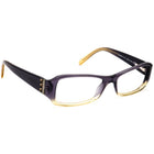 Burberry Women's Eyeglasses B 2069-B 3174 Gray Violet & Champagne Rhinestones Rectangular Frame Italy 53[]16 135