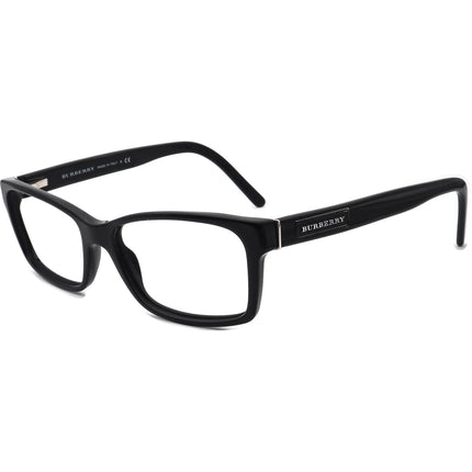 Burberry Eyeglasses B 2108 3001 Black Rectangular Frame Italy 54[]16 140