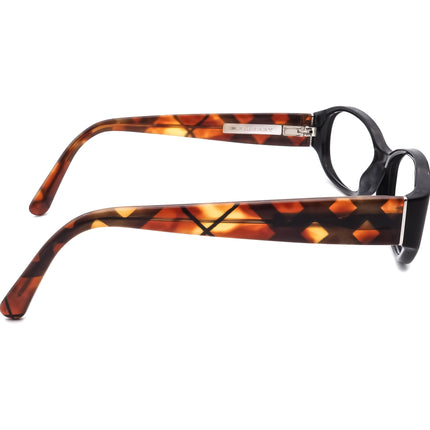 Burberry Women's Eyeglasses B 211 BYO176568 Black/Brown Oval Frame Italy 52[]16 130