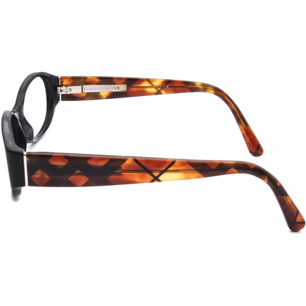 Burberry Women's Eyeglasses B 211 BYO176568 Black/Brown Oval Frame Italy 52[]16 130