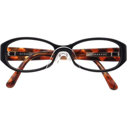 Burberry Women's Eyeglasses B 211 BYO176568 Black/Brown Oval Frame Italy 52[]16 130