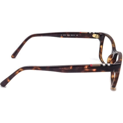 Burberry Eyeglasses B 2144 3349 Tortoise B-Shape Frame 53[]16 140