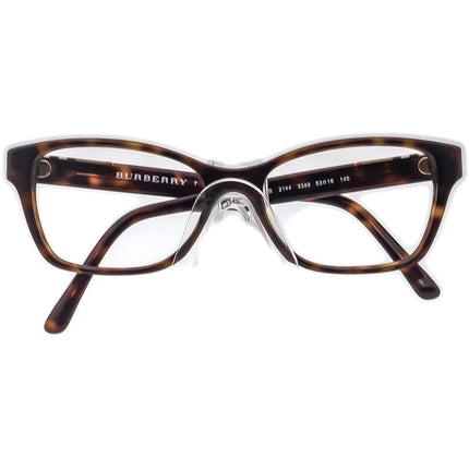Burberry Eyeglasses B 2144 3349 Tortoise B-Shape Frame 53[]16 140