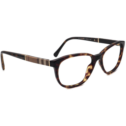 Burberry Eyeglasses B 2172 3002 Dark Tortoise B-Shape Frame Italy 52[]16 140