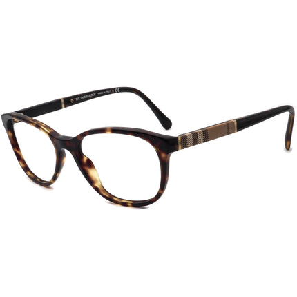 Burberry Eyeglasses B 2172 3002 Dark Tortoise B-Shape Frame Italy 52[]16 140