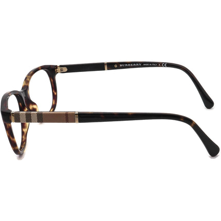 Burberry Eyeglasses B 2172 3002 Dark Tortoise B-Shape Frame Italy 52[]16 140