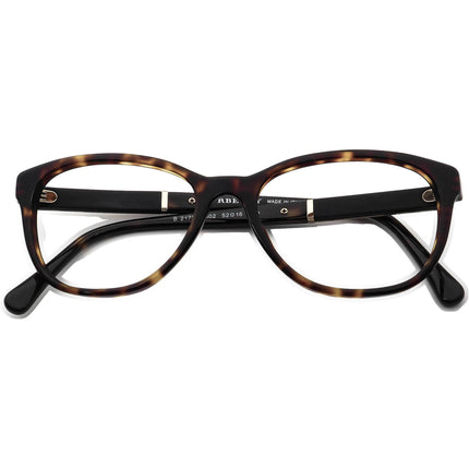 Burberry Eyeglasses B 2172 3002 Dark Tortoise B-Shape Frame Italy 52[]16 140