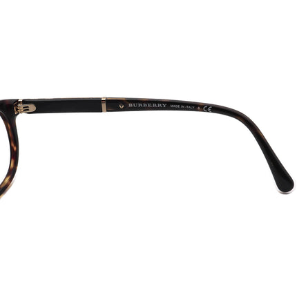 Burberry Eyeglasses B 2172 3002 Dark Tortoise B-Shape Frame Italy 52[]16 140