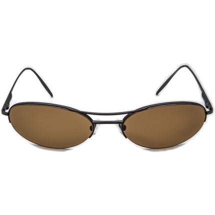 Burberry Rx Sunglasses FRAME ONLY B 9409/S TW3 Gunmetal Half Rim Metal Italy 56 mm