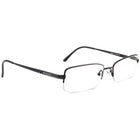 Bvlgari Men's Eyeglasses 1003-T 411 Black Half Rim Metal Frame 54[]18 135