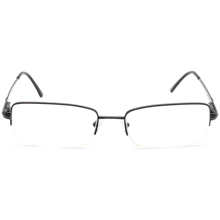 Bvlgari Men's Eyeglasses 1003-T 411 Black Half Rim Metal Frame 54[]18 135