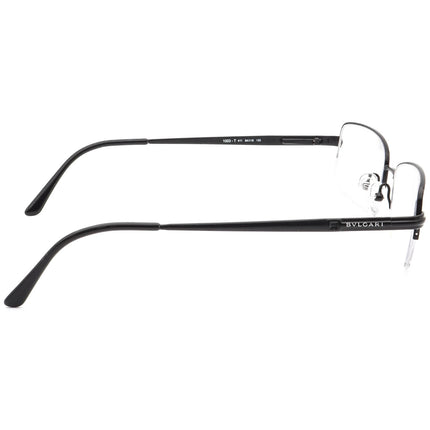 Bvlgari Men's Eyeglasses 1003-T 411 Black Half Rim Metal Frame 54[]18 135