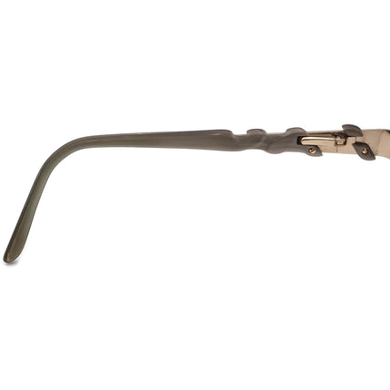 Cazal Women's Eyeglasses Purple/Gray Rhinestones Half Rim Frame 53[]18 130