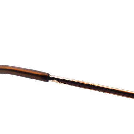 Cazal Women's Eyeglasses Gold/Brown Rhinestones Oval Metal Frame 53[]18 130