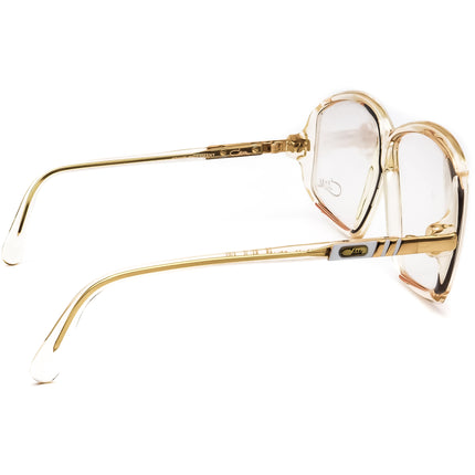 Cazal Eyeglasses MOD. 153 COL167 Clear/Gold/White Oversized Frame 61[]9 130