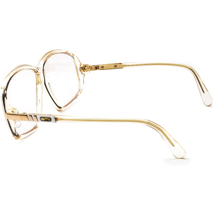 Cazal Eyeglasses MOD. 153 COL167 Clear/Gold/White Oversized Frame 61[]9 130