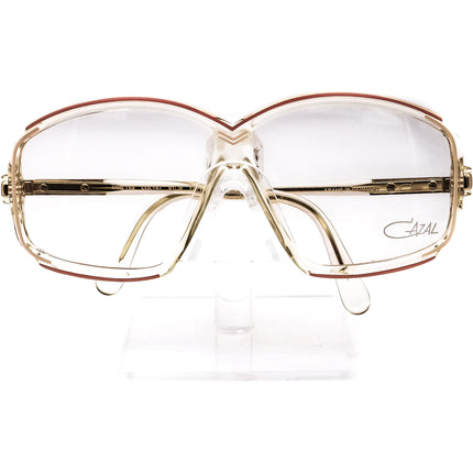 Cazal Eyeglasses MOD. 153 COL167 Clear/Gold/White Oversized Frame 61[]9 130