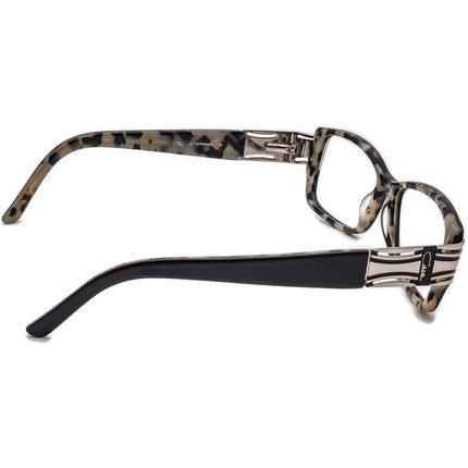 Cazal Eyeglasses MOD. 3013 COL.002 Black/Silver on Light Tortoise Rectangular Frame Germany 54[]14 135