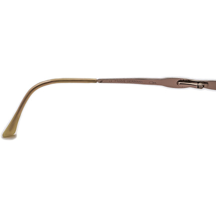 Cazal Women's Eyeglasses MOD. 4121 COL.775 Red&Silver Half Rim Metal Frame Germany 50[]17 125