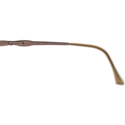 Cazal Women's Eyeglasses MOD. 4121 COL.775 Red&Silver Half Rim Metal Frame Germany 50[]17 125