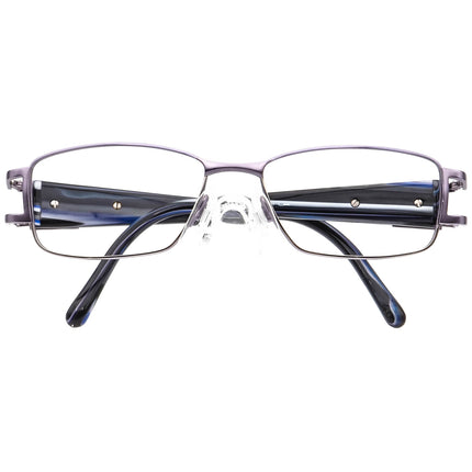 Cazal Eyeglasses MOD.4197 COL.001 Titanium Purple&Silver Rectangular Frame Germany 53[]16 135