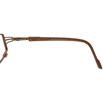 Cazal Eyeglasses MOD. 479 COL. 495 Brown Rectangular Frame Germany 52[]16 130