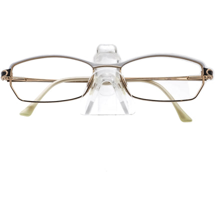 Cazal Eyeglasses MOD. 490 COL. 603 White/Black/Gold Other Shape Metal Frame Germany 53[]17 135