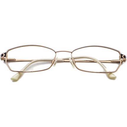 Cazal Eyeglasses MOD. 490 COL. 603 White/Black/Gold Other Shape Metal Frame Germany 53[]17 135