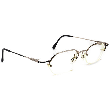 Cazal Eyeglasses MOD. 786 Col. 797 Gunmetal/Black Half Rim Metal Frame Germany 51[]16 135