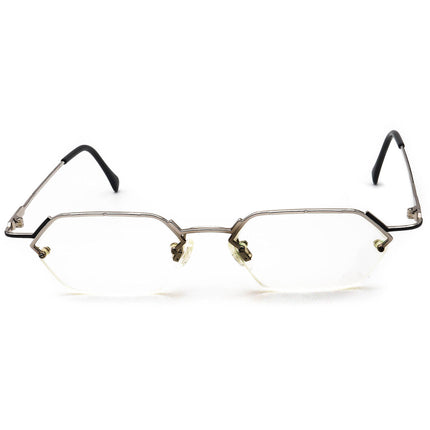 Cazal Eyeglasses MOD. 786 Col. 797 Gunmetal/Black Half Rim Metal Frame Germany 51[]16 135