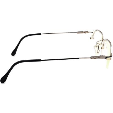 Cazal Eyeglasses MOD. 786 Col. 797 Gunmetal/Black Half Rim Metal Frame Germany 51[]16 135