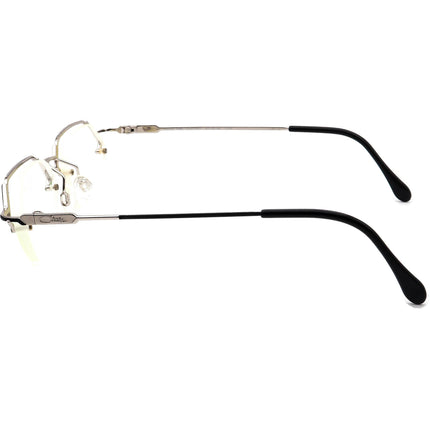Cazal Eyeglasses MOD. 786 Col. 797 Gunmetal/Black Half Rim Metal Frame Germany 51[]16 135