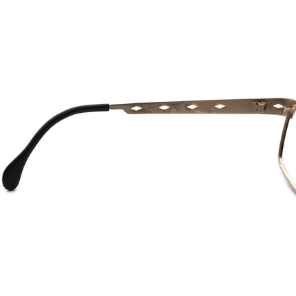Cazal Women's Eyeglasses MOD 985 Col. 728 Gold with Black B-Shape Metal Frame 54[]19 135