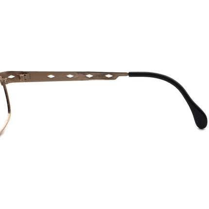 Cazal Women's Eyeglasses MOD 985 Col. 728 Gold with Black B-Shape Metal Frame 54[]19 135