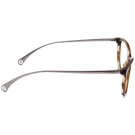 Chanel Women's Eyeglasses 3423 c.1700 Taupe Horn Cat Eye Frame Italy 53[]16 140