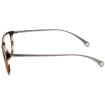 Chanel Women's Eyeglasses 3423 c.1700 Taupe Horn Cat Eye Frame Italy 53[]16 140