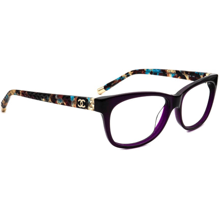Chanel Women's Sunglasses CH3221 C1428 Purple/Multicolor B-Shape Italy 53 mm