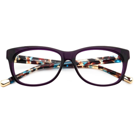 Chanel Women's Sunglasses CH3221 C1428 Purple/Multicolor B-Shape Italy 53 mm