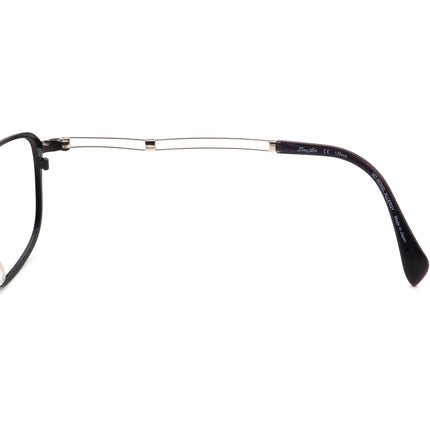 Charmant Women's Eyeglasses XL2093 BK Lineart Titan Black Rhinestones B-Shape Frame Japan 52[]15 135