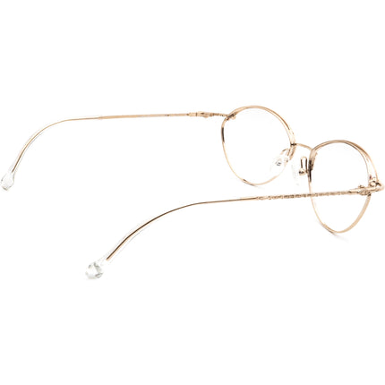 Christian Dior Women's Eyeglasses 2876 42 Gold/Purple Round Metal Frame Austria 54[]17 130