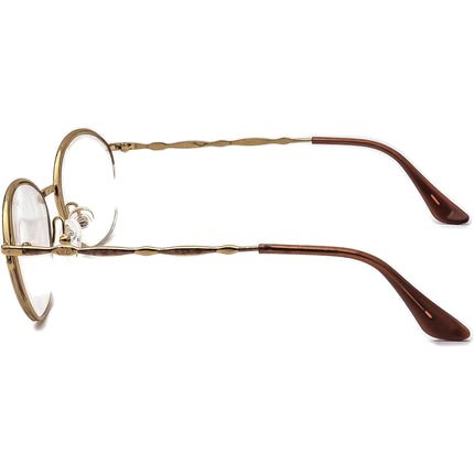Christian Dior Women's Eyeglasses 2894 48 Gold/Purple Half Rim Metal Frame Austria 51[]17 130