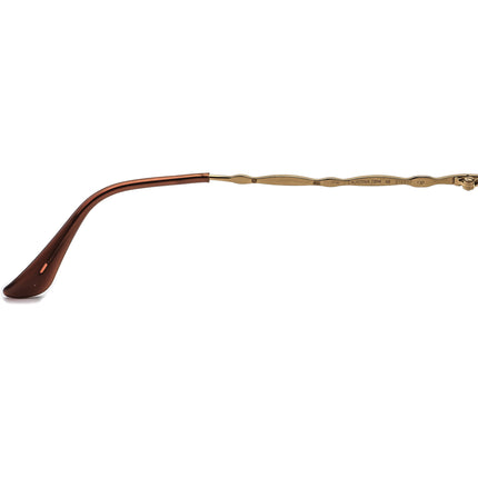 Christian Dior Women's Eyeglasses 2894 48 Gold/Purple Half Rim Metal Frame Austria 51[]17 130
