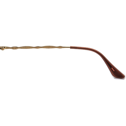 Christian Dior Women's Eyeglasses 2894 48 Gold/Purple Half Rim Metal Frame Austria 51[]17 130