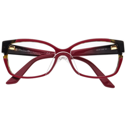 Christian Dior Women's Eyeglasses CD3191 UVR Red & Havana Cat Eye Frame Italy 54[]15 140