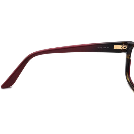 Christian Dior Women's Eyeglasses CD3191 UVR Red & Havana Cat Eye Frame Italy 54[]15 140