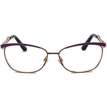 Christian Dior Women's Eyeglasses CD3783 Purple/Gold Browline Metal Frame Italy 55[]14 140