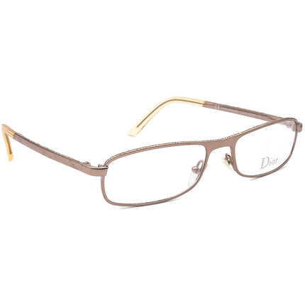 Christian Dior Women's Eyeglasses CD 3651/Strass VC7 Gold Rhinestones Rectangular Metal Frame Italy 52[]17 135