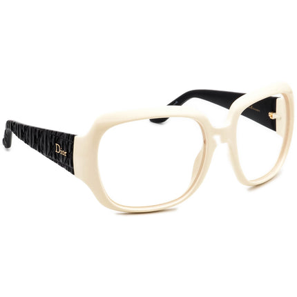 Christian Dior Women's Sunglasses Frame Only KG1D8 Dior Frisson 1 White/Matte Textured Black Square Italy 57 mm