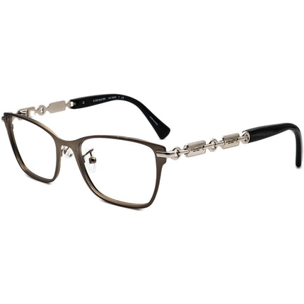 Coach Women's Eyeglasses HC 5065 9017 Dark Silver/Black Dark Silver/Black Square Metal Frame 51[]17 135